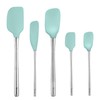 Tovolo Flex-Core Stainless Steel Handled Spatula Set of 5 for