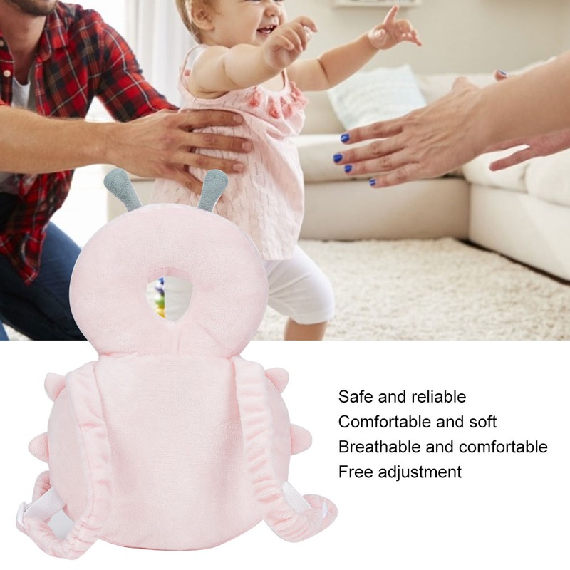 Baby Breathable Elastic Headrest Protective Pillow Infant Anti Fall Head