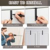 Lothee 4 Pcs Solid Brass Surface Bolt Door Slide Bolt