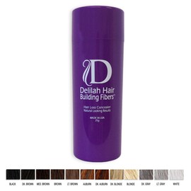 AUBURN color Delilah Best Hair Loss Concealer Building Fibers CONTAINER With 25grams USA Also Fits Spray Applicators