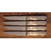 Cowboy Living Ranch Brands Stainless Silverware Steak Knife Set (4