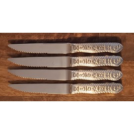 Cowboy Living Ranch Brands Stainless Silverware Steak Knife Set (4 piece)
