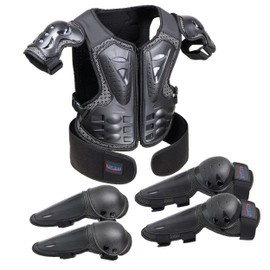 Kids Dirt Bike Gear,Motorcycle Armor Vest Suit for Motocross ATV MTB,Elbow Knee Back Chest Protection for Skating Ski