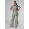 Miiyana Womens Rompers and Jumpsuits Off The Shoulder Tops Wide