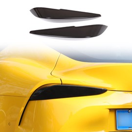 CHEAYAR Smoked Taillight Shell Trim Cover Fit for Toyota Supra GR A90 A91 MK5 2019-2022 Car Taillight Cover, Rear Tail lamp Decorative Protection Trim Made of ABS Material, 2PCS, （Transparent Gray）