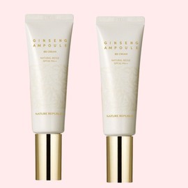Nature Republic Ginseng Ampoule BB Cream SPF30 PA++ Natural Beige, 50ml, 2 units / 네이처리퍼블릭 진생 앰플 비비크림 SPF30 PA++ 내추럴베이지, 50ml, 2개