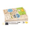 MindWare Gearjits: Carnival Marble Coaster – Wooden Puzzle Marble Run