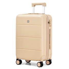 Hanke 26 Inch Luggage Large Suitcase With Spinner Wheels Tsa Luggage Suitcases Hard Case Luggage For Women & Men Rolling Checked Luggage(Cuba Sand)