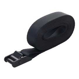 Sankyo Corporation TCB-6BK Trad Buckle-Type Collar Belt, 2.4 x 1.0 inches (6 x 25 mm), Black