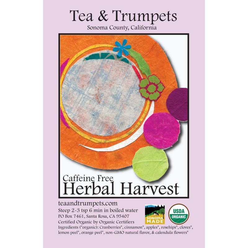 USDA Organic Herbal Harvest Loose Leaf Herbal Fruit Tea -