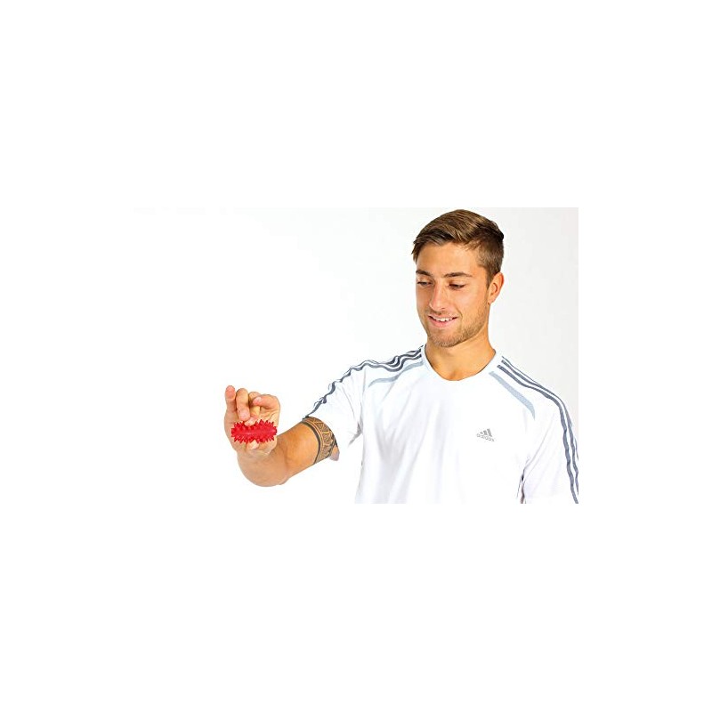 TOGU Knobbed Long Spiky Massage Ball - Pink, 7 x