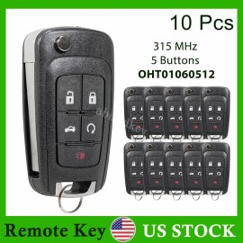 Unbranded 10 For 2010 2011 2012 2013 2014 2015 2016 Buick Lacrosse Keyless Remote Key Fob