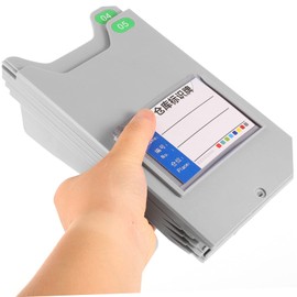 Operitacx Holder of a storage material card, holder of material documents, document stand, storage shelves, storage accessories, time card holder, wall mounted materials, organiser clip