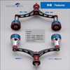 HEIGHTEN 98/110mm Reel Handle Shimano Daiwa Universal Spinning Reel Arch