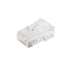 Logilink MP0020 RJ45 8P8C Unshielded Modular Plugs for Flat Cable,