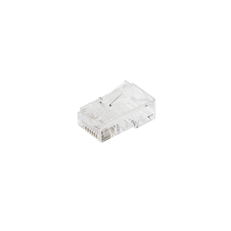Logilink MP0020 RJ45 8P8C Unshielded Modular Plugs for Flat Cable,