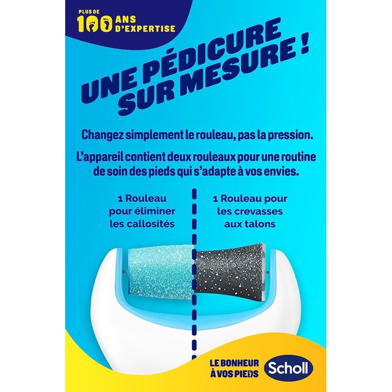 Scholl Velvet Smooth Electronic Foot File with Marine Minerals