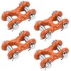 Leero 4 Pack 3/8" Double Clevis Link, G70 Chain Repair