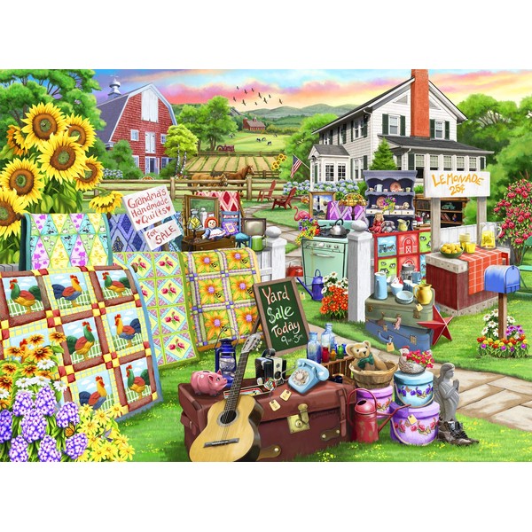 Buffalo Games - Country Yard Sale - 1000 Piece Jigsaw Puzzle
