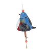Resin Bird Wind Chime Resin Wood Hand Painted Delightful Melody