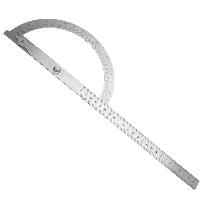 200*300mm Stainless Steel Angle Finder 0-180 Degree Protractor Rotary Angle