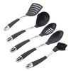 Circulon Harmony Tools 5-Piece Nylon Tool Set, Black