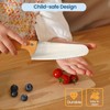Kibbidea Kids Knife Set for Real Cooking, 4pcs Safe Kitchen