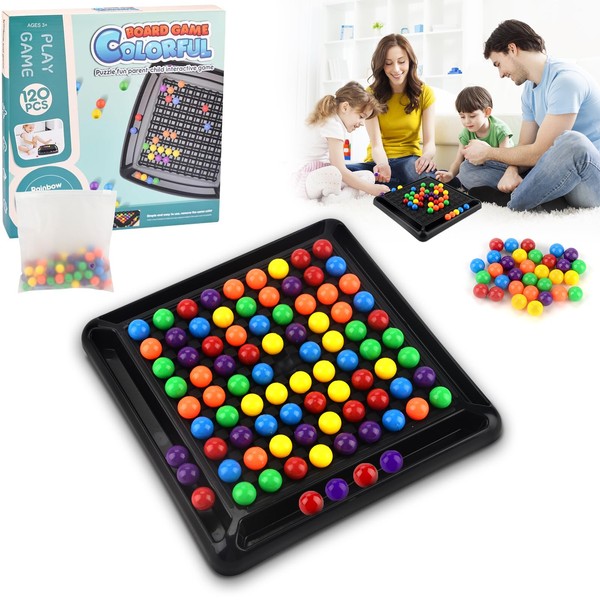 Yozexin Intellectual Chessboard,Rainbow Ball Elimination Chess Board Game,Intellectual chessboard duals,
