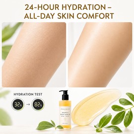 TFITWL Bees Body Serum for Crepey Skin, Waterless Body Oil Moisturizer with Castor Avocado Coconut Oil & Beeswax Radiant-Looking Skin for All Skin (Yellow)