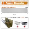 Lock-in Gutter Guard - 6” x 120 ft Durable Coated