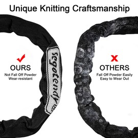 Segotendy Bike Lock, 8mm 1020g Bike Locks High Security, Bike Chain Lock with 2 Keys, Bicycle Locks Heavy Duty, Cycling Lock for MTB, Motorbike, Motorcycle, Gate, Fence (85cm) (Black)