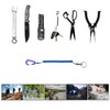 HiBD Fishing Lanyard Coiled Lanyard Multi Colored Fishing Tether with