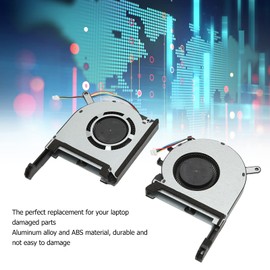 Bewinner CPU GPU Cooling Fan Replacement,4 Pin Power Connector Laptop Cooling Fan For ASUS TUF Gaming A15 FA506 IV FA506IU FA506IH FX506IU FX506LH(CPU and GPU Fan)