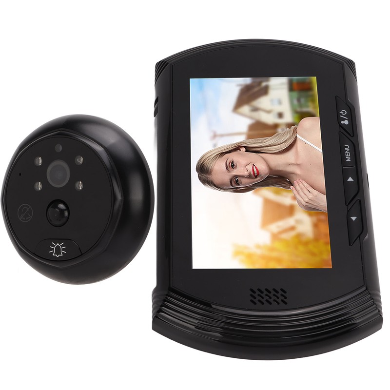 2MP 1080P Digital Door Viewer Peephole Camera 4.5in LCD Display