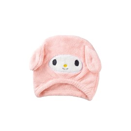 CBJAPAN My Melody Hair Cap, Water Absorbent, Quick Drying, Fluffy, Microfiber, Sanrio Carari, Pink