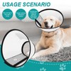 Asheyya Dog Cone Collar, 13-18 in Recovery Collars for after