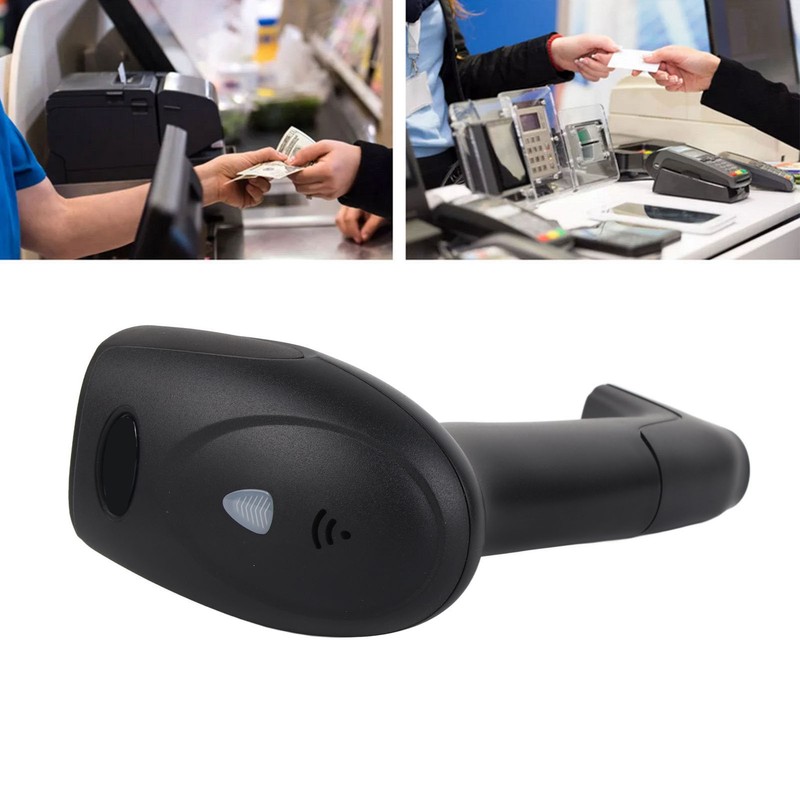 Wireless Barcode Scanner USB Ergonomics Handheld 1D Code Reader Automatic
