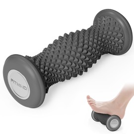 FITMIND Foot Massage, Massage Roller, Foot Roller, Pressure Points, Eliminate Swelling, Slimming Feet, Soles - Black