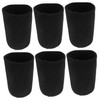 Abaodam 6Pcs Mason Jar Sleeves for Sprouting Durable Blackout Covers