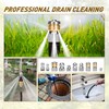 10pcs Sewer Jetter Nozzle Kit Stainless Steel Jetter Heads Kit