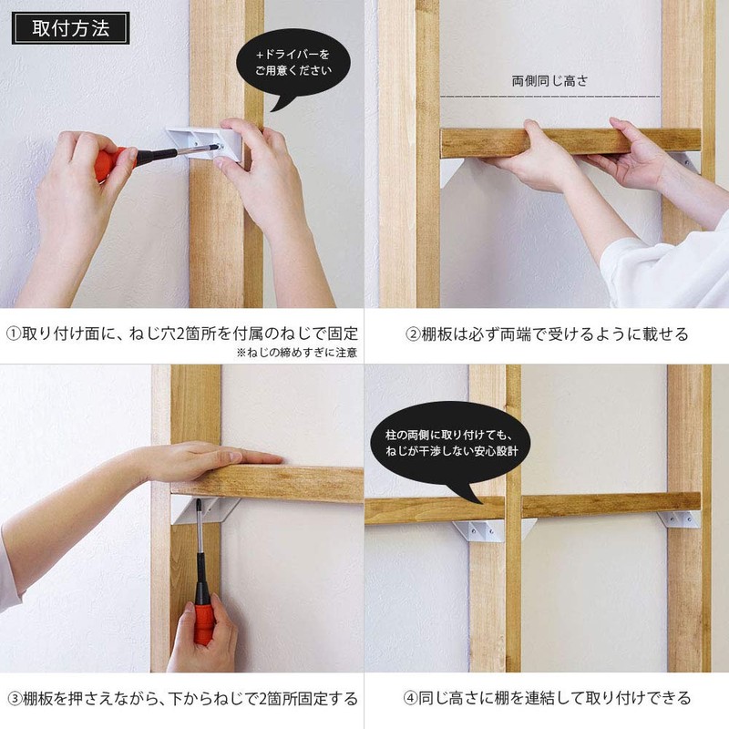 Heian Shindoh Industrial LABRICO DXV-52 DIY Storage Parts Shelf Support