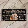 "North Pole Bakery" Christmas Plaque - Festive Gingerbread House Sign