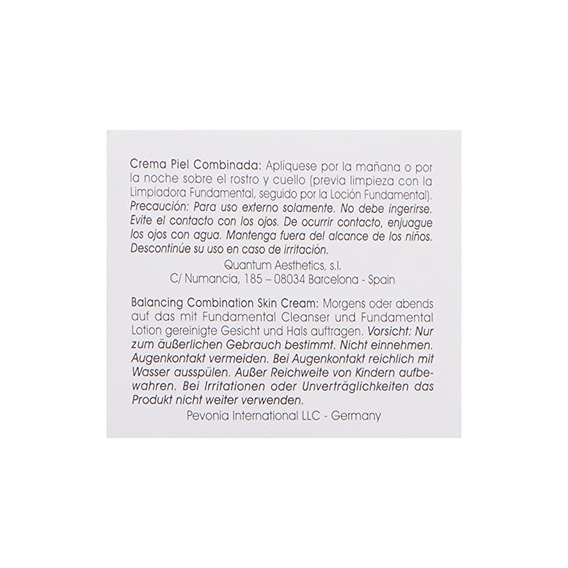 Pevonia Botanica Balancing Combination Skin Cream 1.7 oz