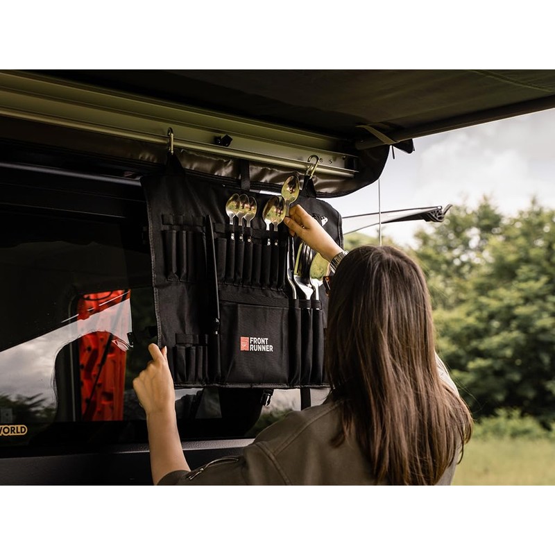 Front Runner Camp Kitchen Utensil Set Storage Bag (Black)