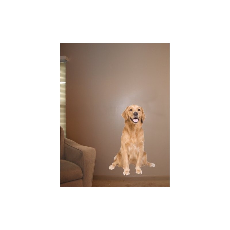 Golden Retriever Wall Decal Cutout