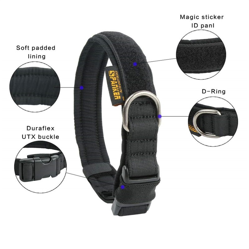EXCELLENT ELITE SPANKER - Collar militar para perro de nailon