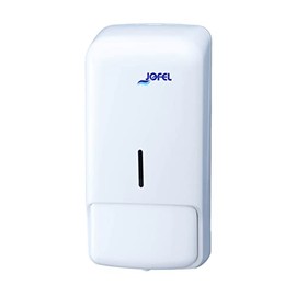 Jofel AC80050 Refillable Soap Dispenser, 0.85 litres, White