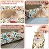 FRYSMU Cat Grooming Wrap Anti-Scratch Adjustable Grooming Bag for Cats,