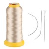 Beauty7 Beige Thread with Curved & Straight Needles Hand Sewing
