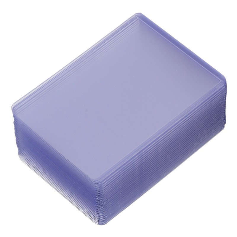 100pcs Regular Top Loaders Transparent Card Sleeves Collectible Card Top